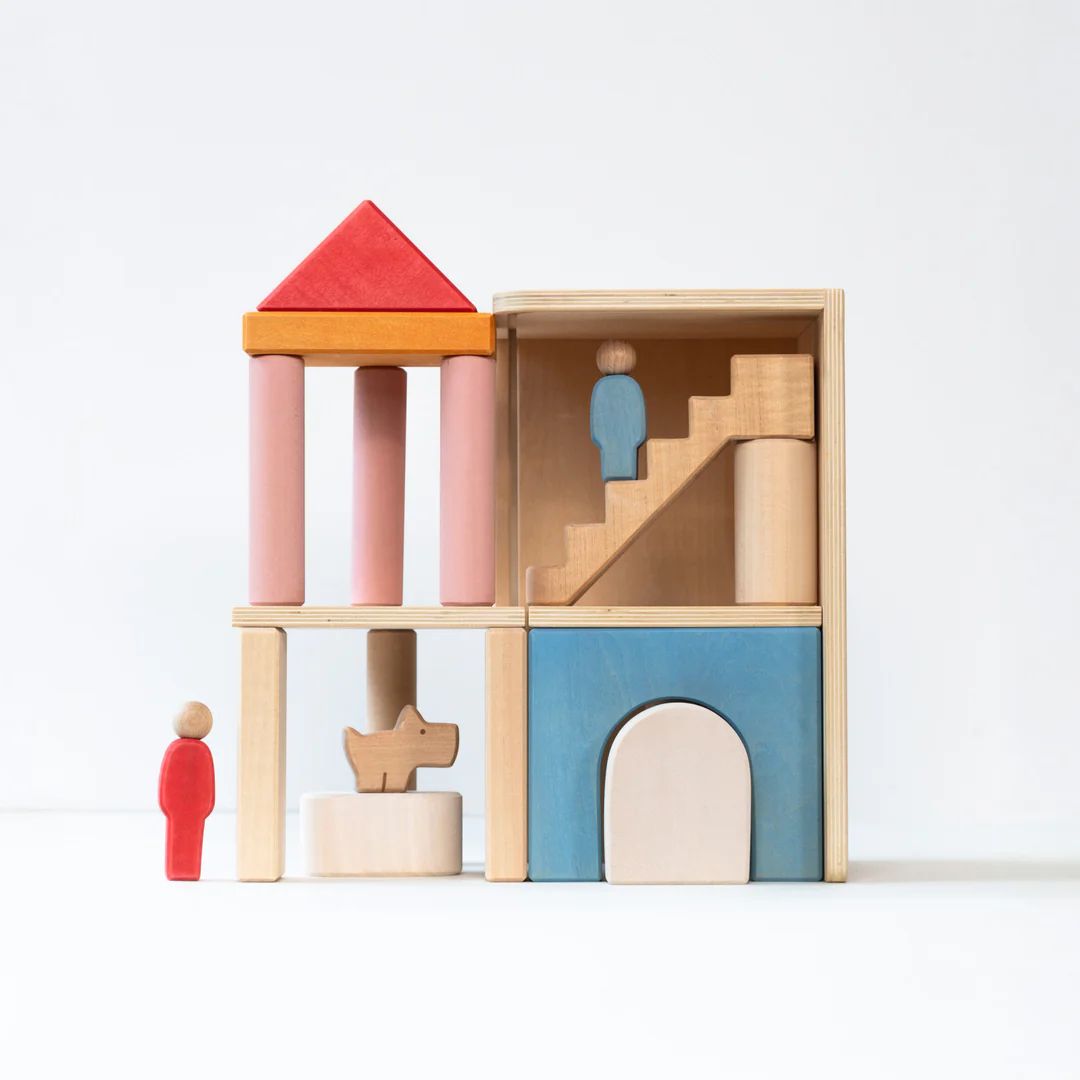 Houten blokken set - Multi Floor