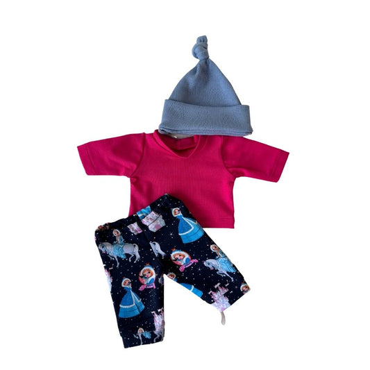 Gordi Poppenkleding - Frozen met fel roze