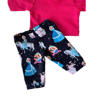 Gordi Poppenkleding - Frozen met fel roze