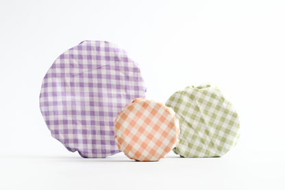 Tess & Tobi  | bowl covers | set van 3 | ruitjes