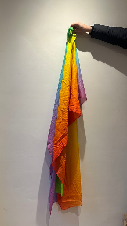 Speeldoek - Pastel rainbow 145 x 145 cm