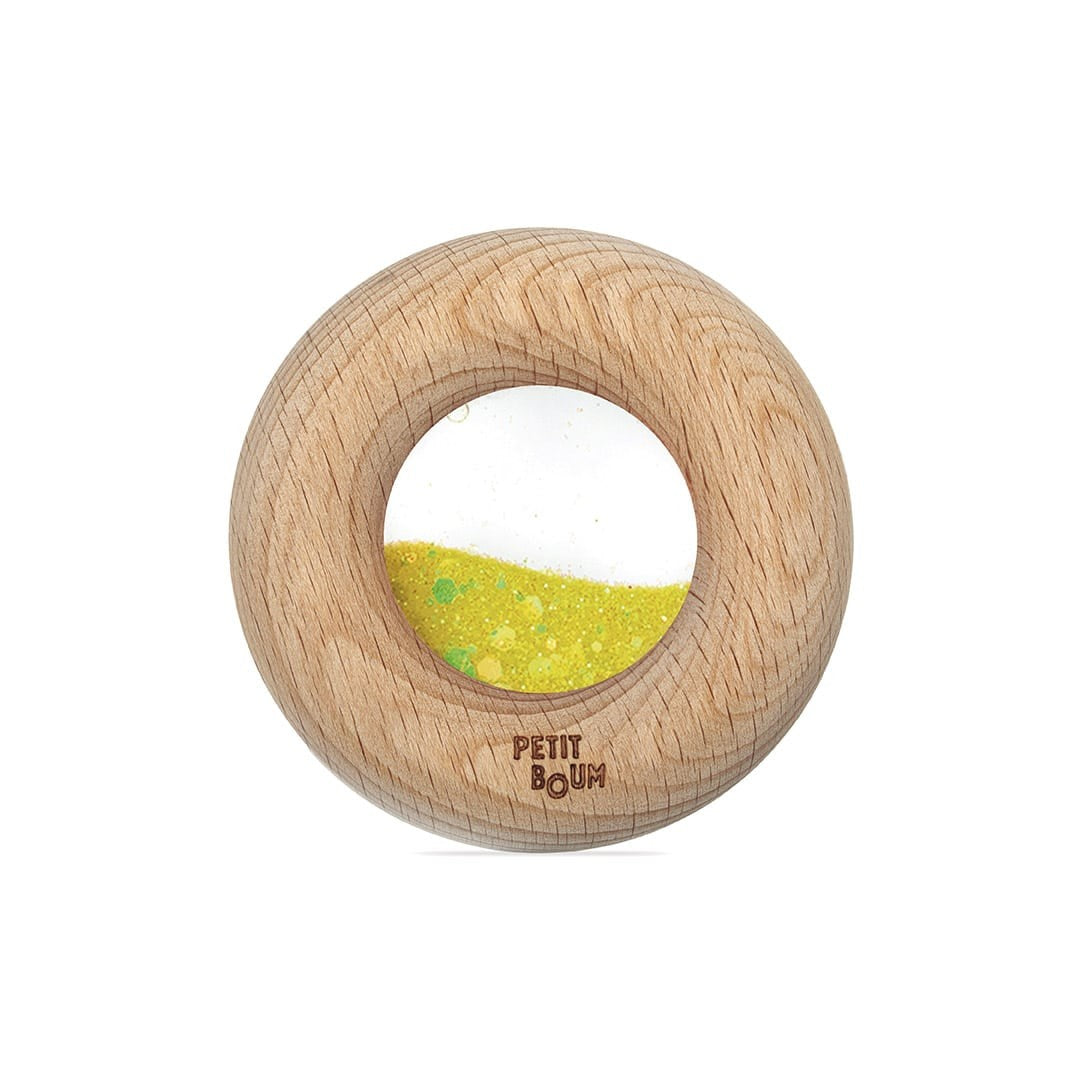 Petit Boum Sensorische Donut - Geel