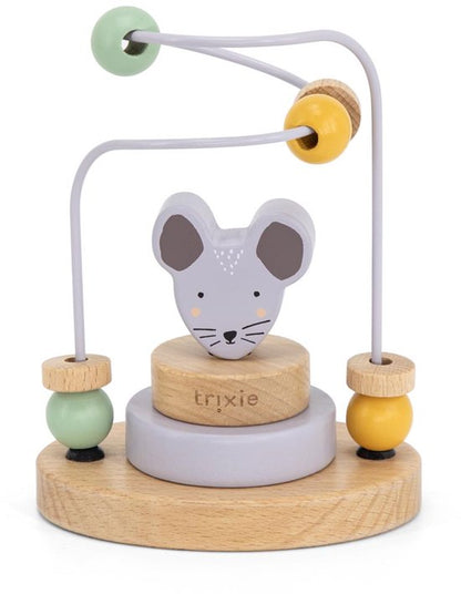 Houten kralenframe - Mrs. Rabbit