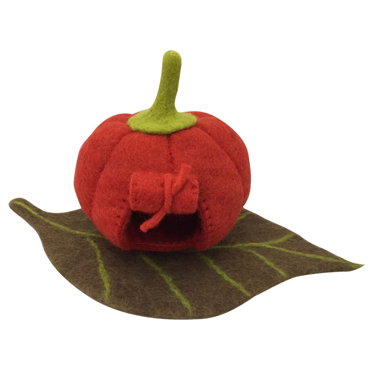 Wolvilt Feeënhuisje - Pompoen