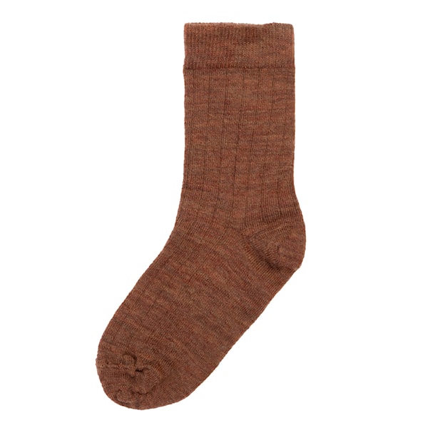 Dunne sokken - Wol - Roestbruin