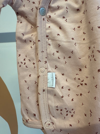 Romper roze overslag Noppies  (biologisch katoen)