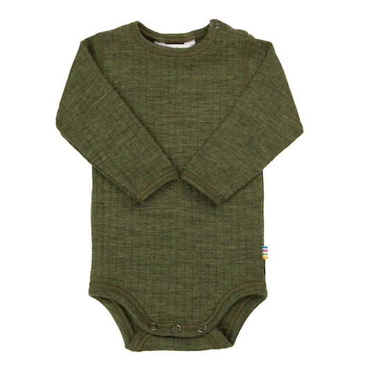 Romper wol - Dark Olive