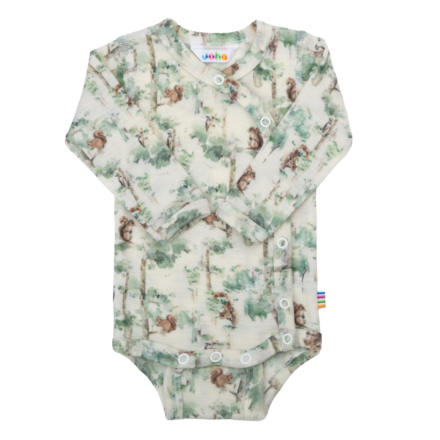 Joha overslag romper | eekhoorns | merinowol