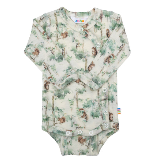 Joha overslag romper | eekhoorns | merinowol