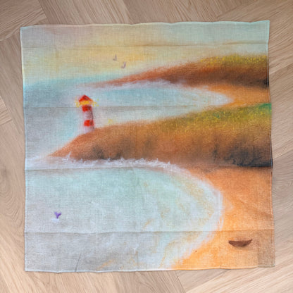 Speeldoek - Lot Bouwes - Strand 50 x 50 cm
