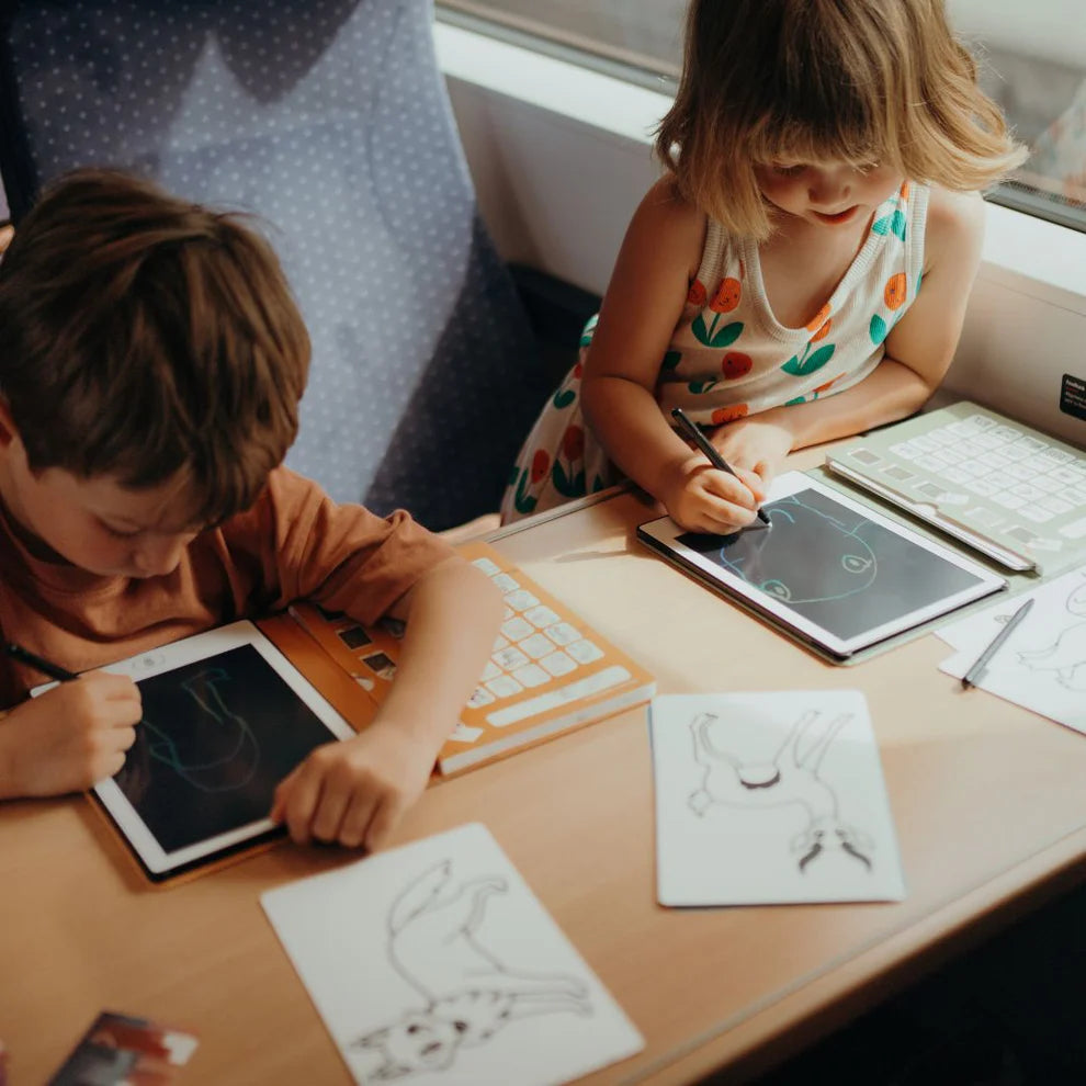 Kidydraw mini extra tekenkaarten Dieren & Oceanen en Piraten