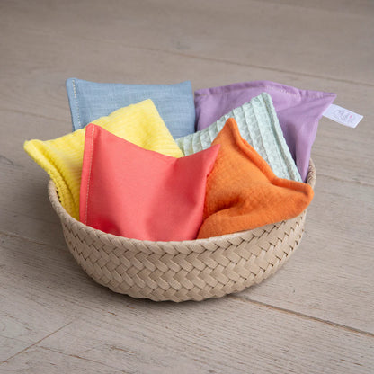 7 Pittenzakjes set - Pastel + waves