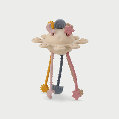 Siliconen trek speelgoed aardekleuren