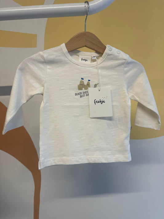 T-shirt Feetje strand (biologisch katoen)