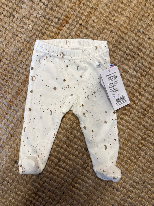 Legging met voetjes Joha maantjes en sterren maat 50
