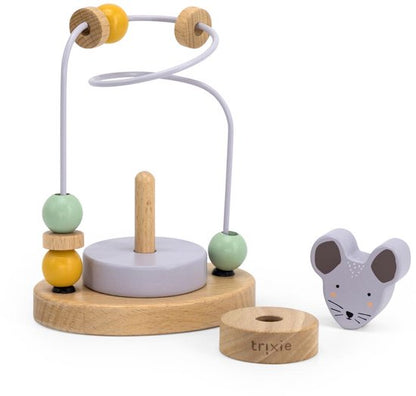 Houten kralenframe - Mrs. Rabbit