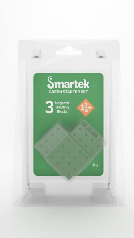 Magnetische Bouwblokken Starter Set - Groen