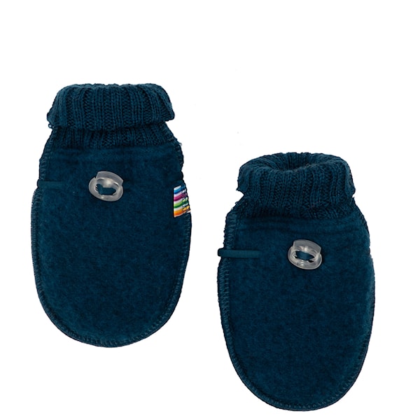 Wantjes wol fleece - Dark Turquoise