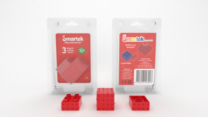 Magnetische Bouwblokken Starter Set - Rood