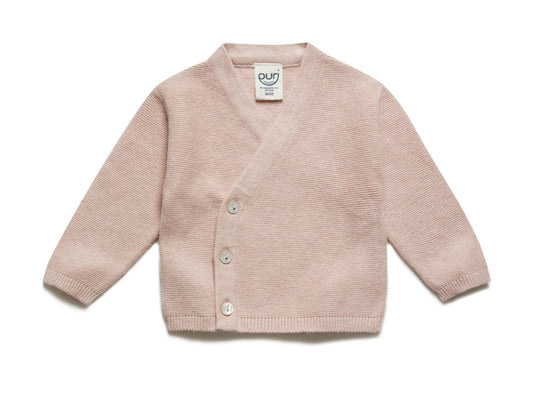 Overslag vestje - katoen en zijde - lichtroze