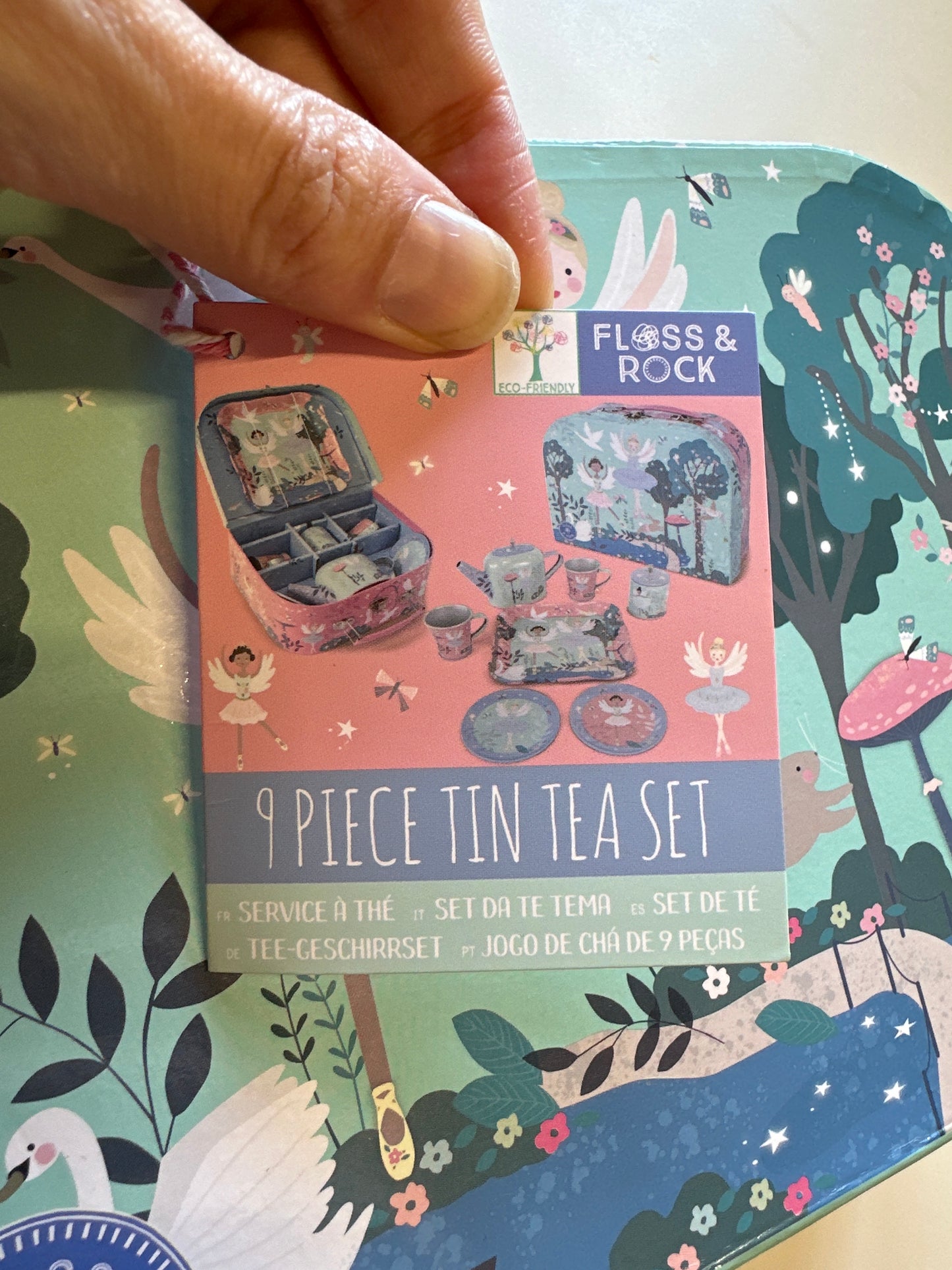 Floss & Rock theeservies tin koffertje elfjes