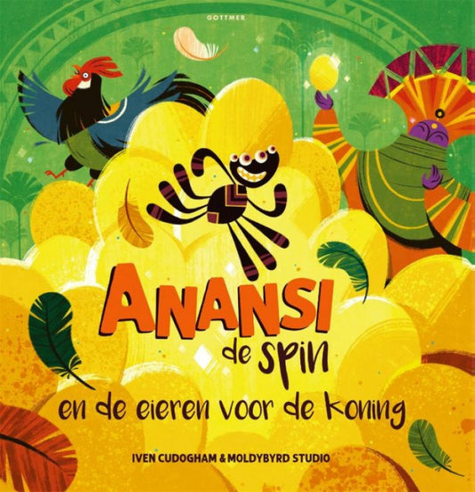 Anansi de spin en de eieren voor de koning