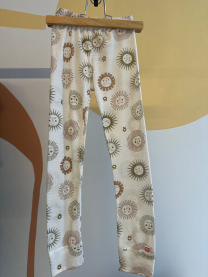 Katvig legging met zonnen | 100% biologisch wol