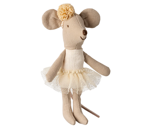 Ballerina Muis Zusje - Gebroken Wit