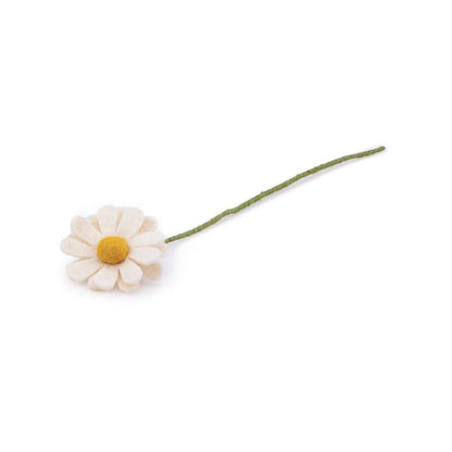Bloem van wolvilt - Margrietje Wit