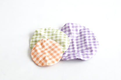 Tess & Tobi  | bowl covers | set van 3 | ruitjes