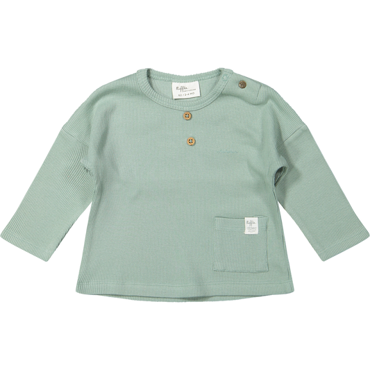 Shirtje mint groen - Riffle Amsterdam - maat 62