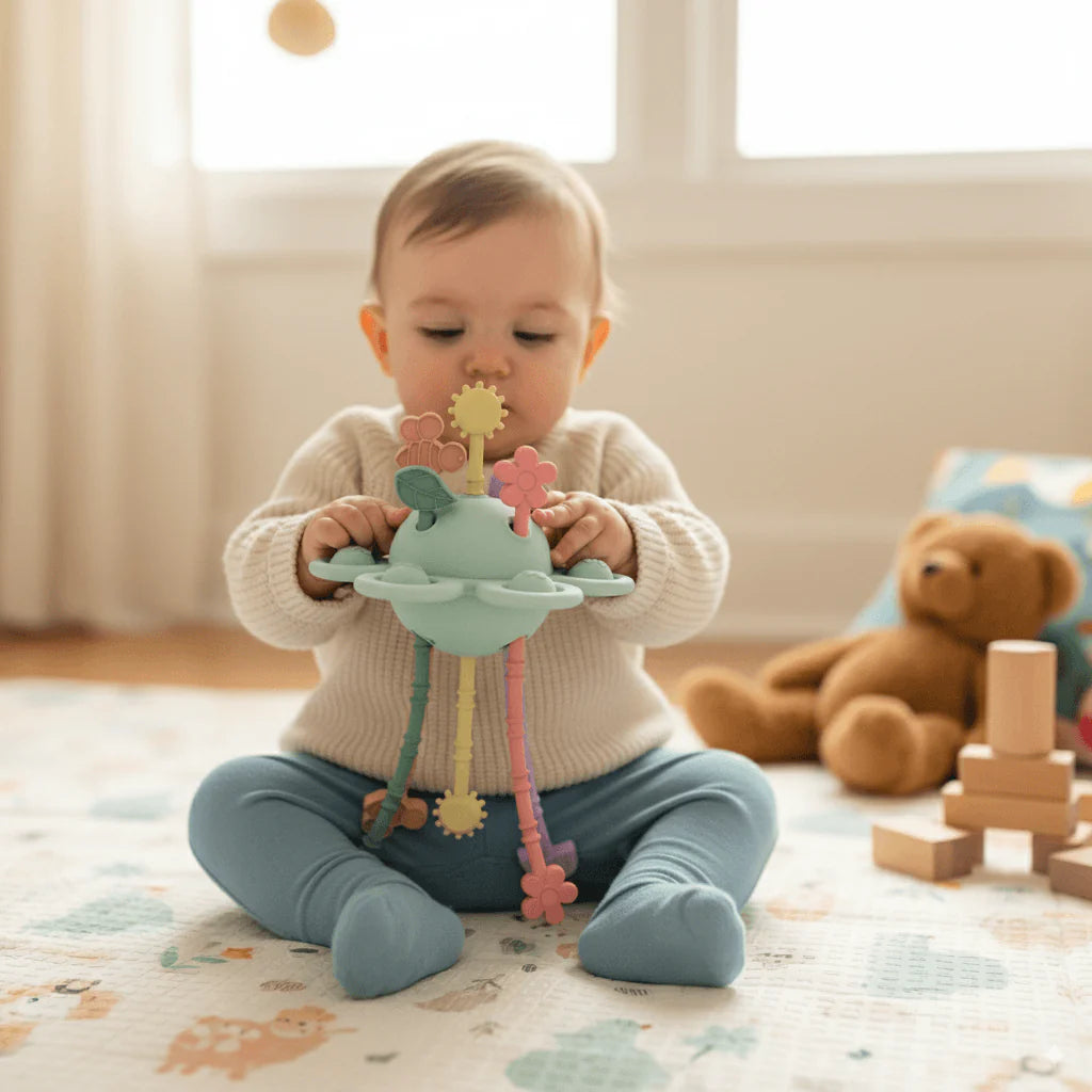 Sensorisch babyspeelgoed - tuin