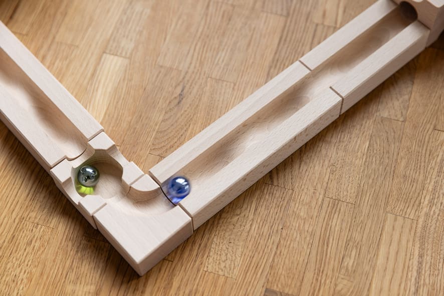 Cuboro houten knikkerbaan uitbreiding - Wave