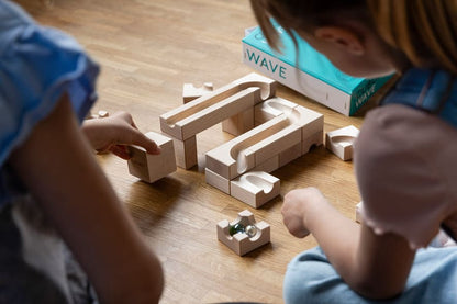 Cuboro houten knikkerbaan uitbreiding - Wave
