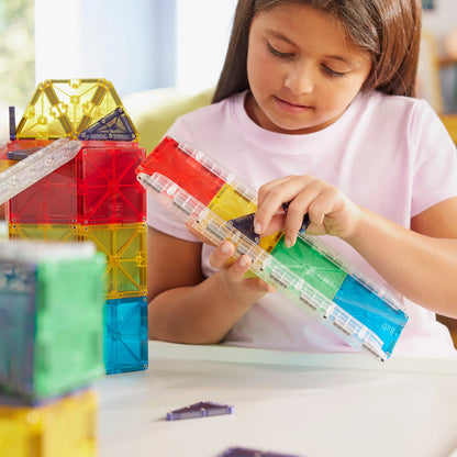 Magnetische tegels - Rail Racers - 8 stuks