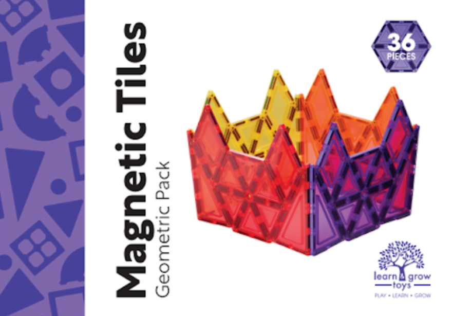 Magnetische Tegels – Geometric Pack - 36 Stuks