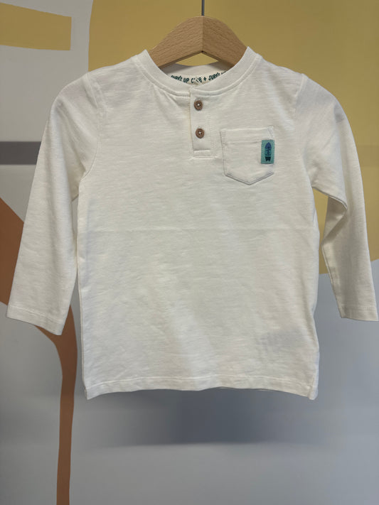 T-shirt Feetje wit (biologisch katoen)