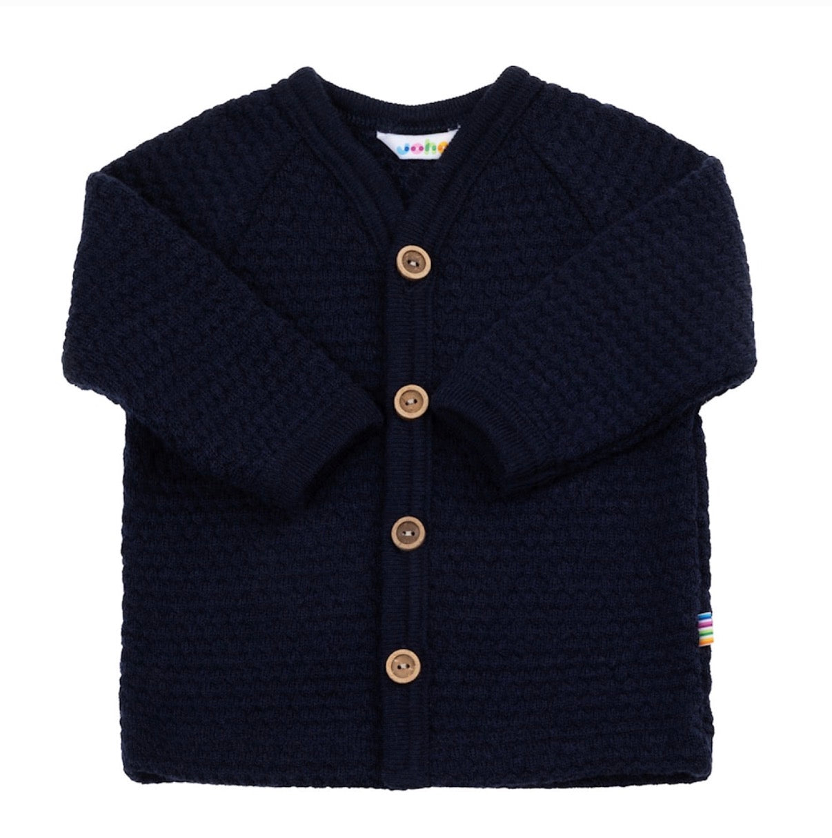 Joha vest structuur | donkerblauw | wol