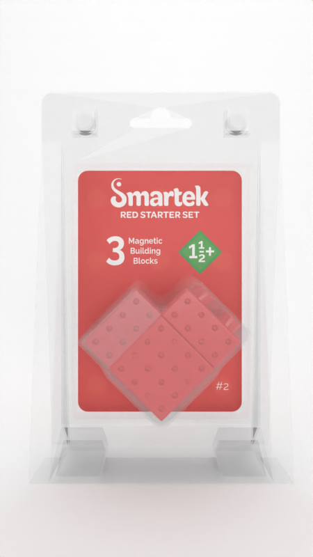 Magnetische Bouwblokken Starter Set - Rood