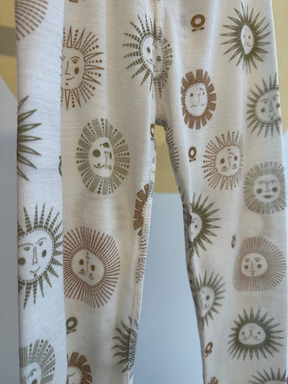 Katvig legging met zonnen | 100% biologisch wol