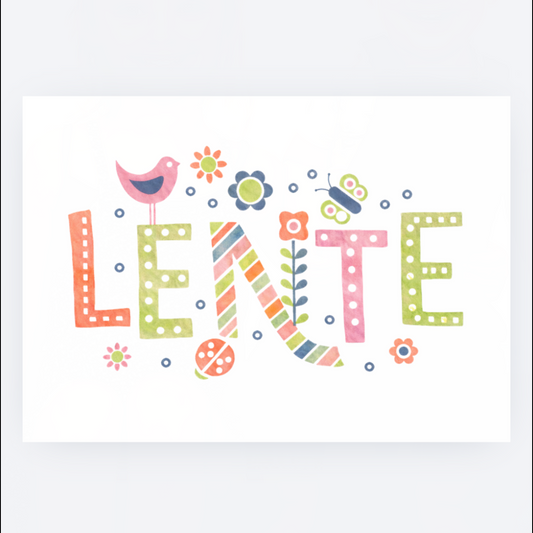 Ansichtkaart - Lente