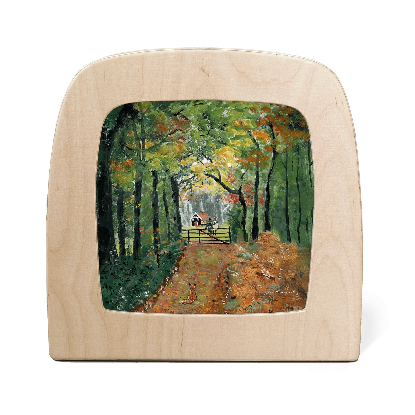 Toverplaat - Gwen's Illustraties - Herfstwandeling