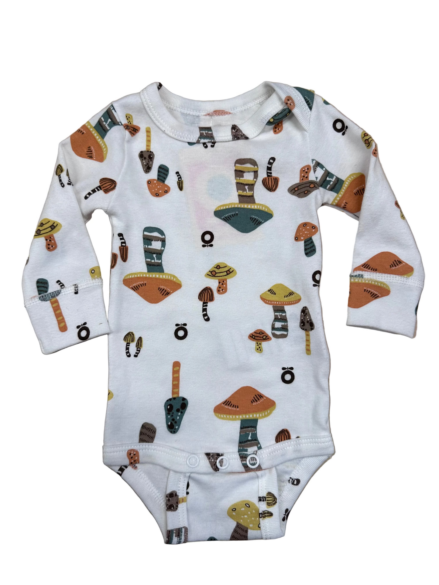 Romper paddenstoelen-biologisch katoen