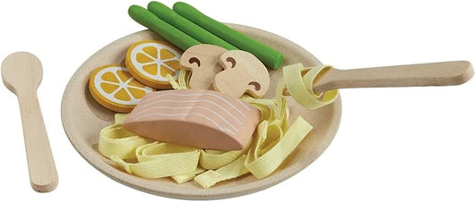 Speelgoed pasta | bord & bestek