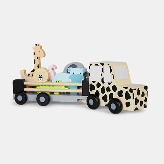 Safari Jeep | houten dieren