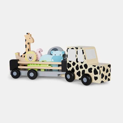 Safari Jeep | houten dieren
