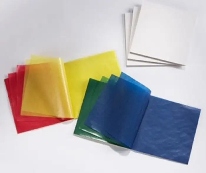 Vliegerpapier kerstkleuren