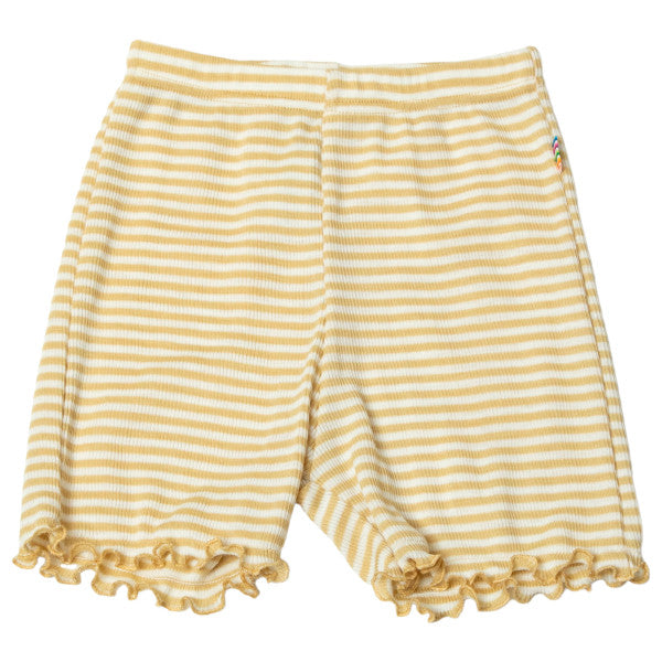 Short | wolzijde | geel gestreept