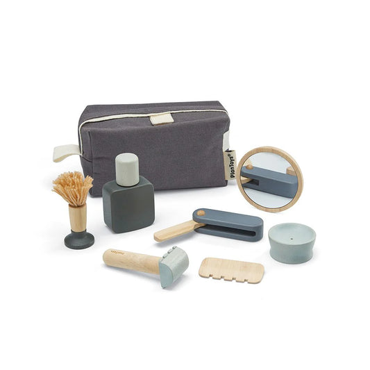 Houten scheerset