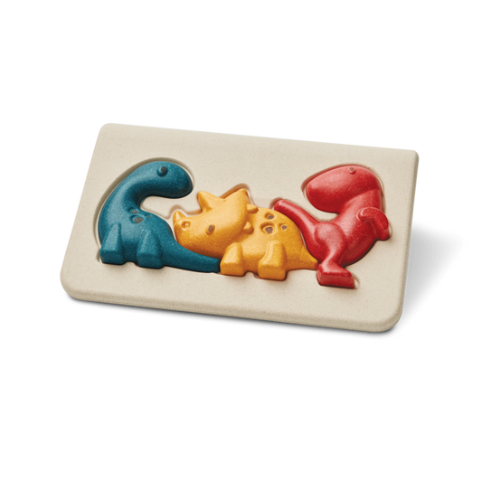 Houten puzzel dino’s